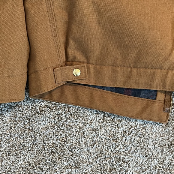 Carhartt Detroit Duck Jacket J001 BRN Men’s Size 2XL Blanket Lined NWOT - Picture 9 of 15